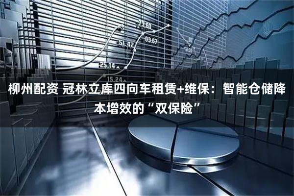 柳州配资 冠林立库四向车租赁+维保：智能仓储降本增效的“双保险”
